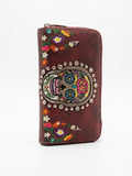 Montana West Sugar Skull Embroidered Wallet & Wristlet