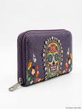 Montana West Sugar Skull Embroidered Wallet & Wristlet