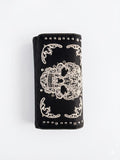 Montana West Sugar Skull Lace Embroidery Wallet