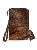 Hair-on-Hide Zip-Around Wallet