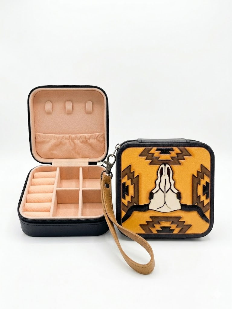 Artisan Western Travel Jewelry Case