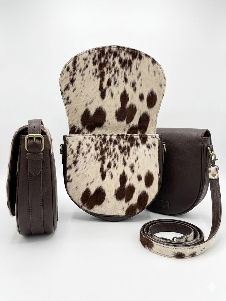 Cowhide Saddlebag