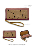 Exotic Cowhide Long Wallet