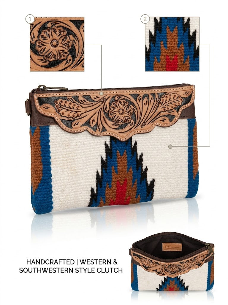 Handcrafted Western & Southwestern Style Clutch