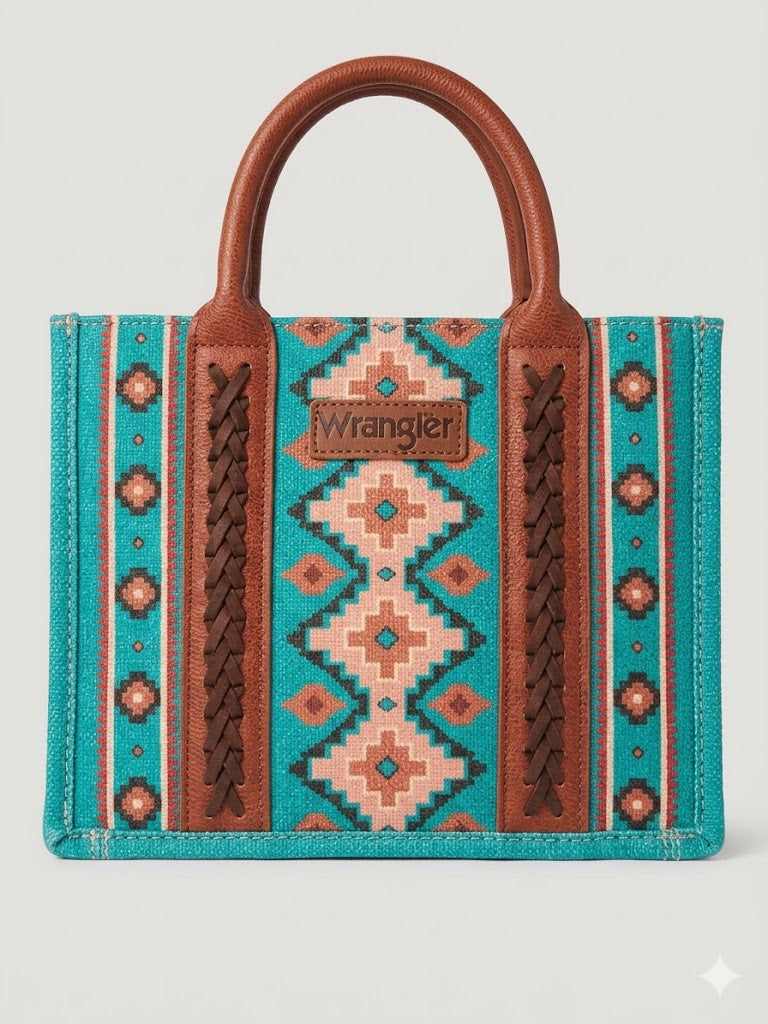 Wrangler Southwestern Canvas Tote
